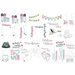 ITH Mutterpasshüllen - zwei Varianten mit Motiven